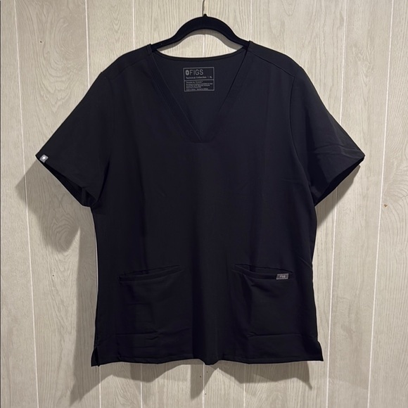 FIGS Technical Collection Scrub Top Black Size XL - Picture 1 of 6